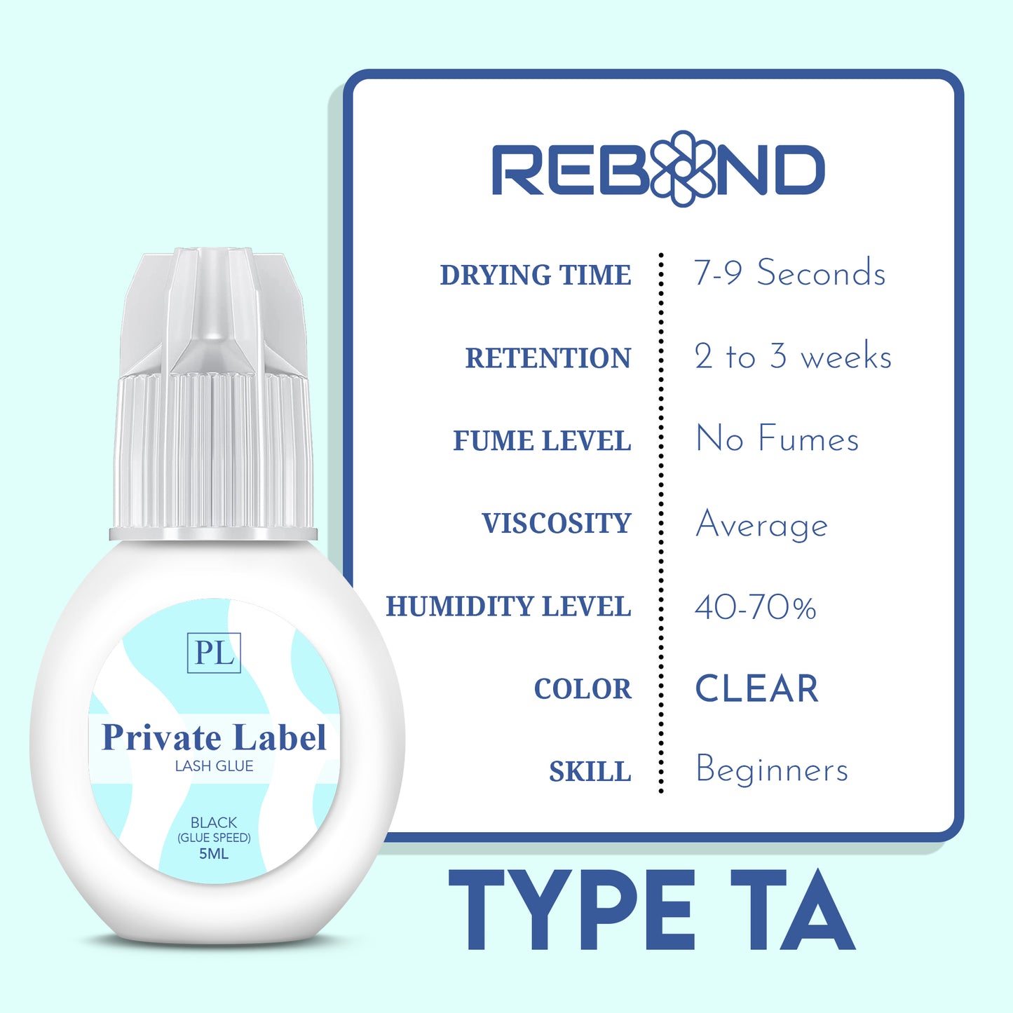 Eyelash Glue Type TA (Clear glue)