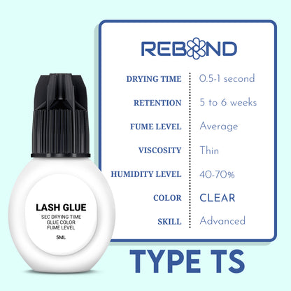 Lash Glue Type TS (Clear glue)